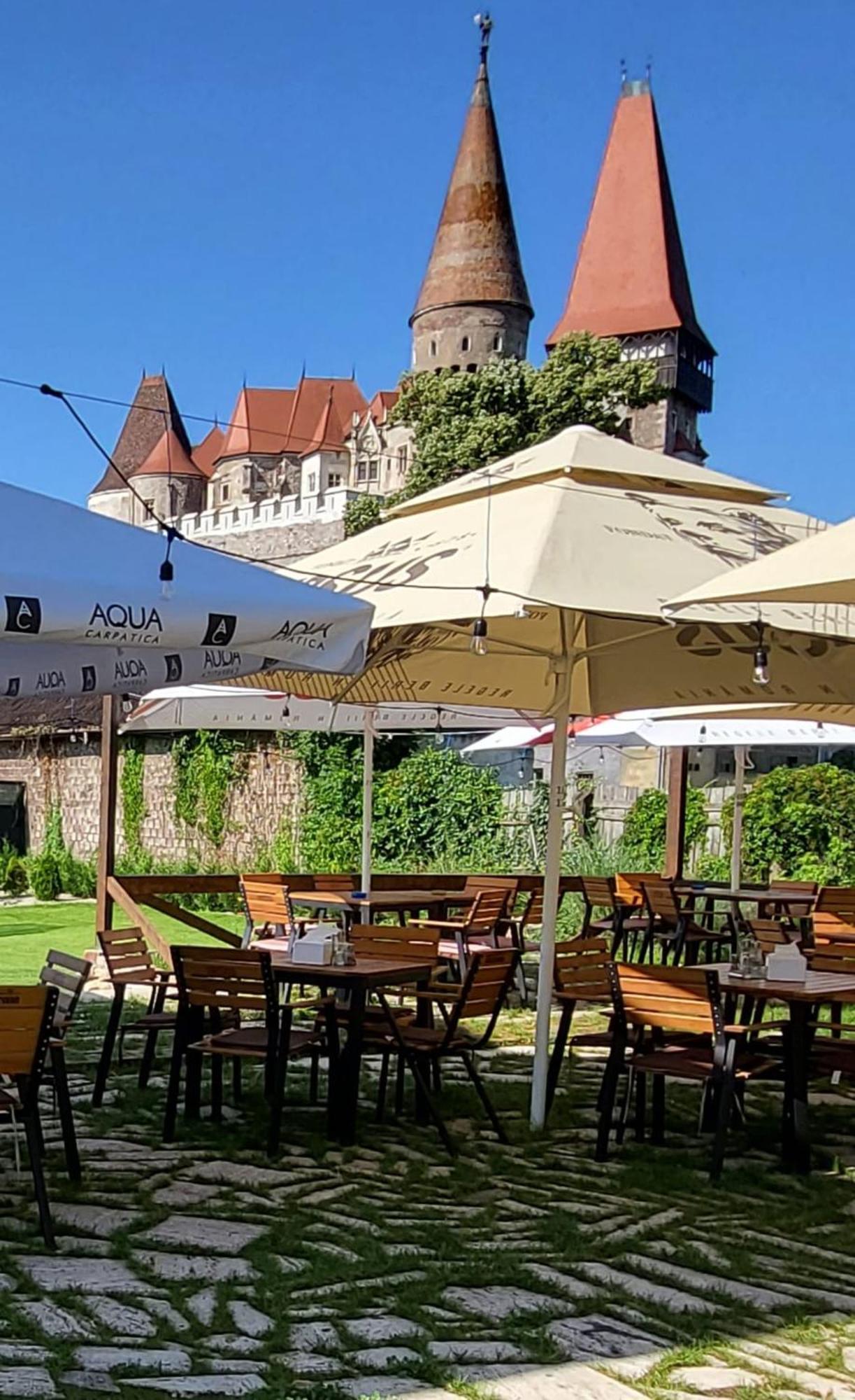 Pensiunea Hanul Huniazilor Hunedoara Exterior foto